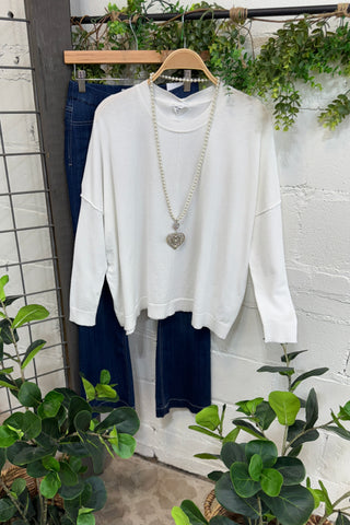 Tranquil Sweater Off White sweater eesome