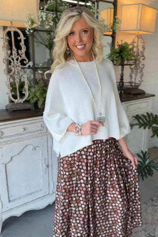 India Skirt Brown by Umgee