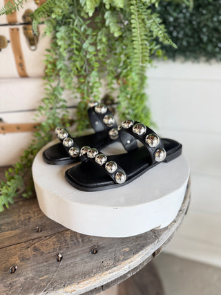 Catch A Buzz Black by Corky's Sandal Corky's Footwear