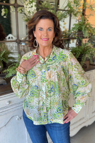 Ellen Top Lime by Eesome Shirts & Tops eesome
