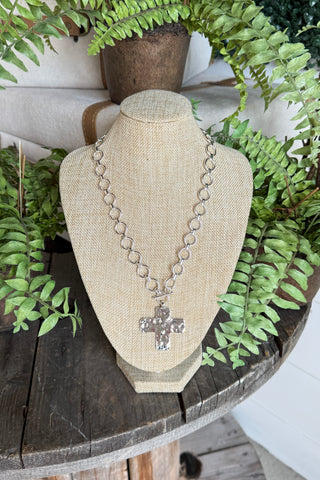 Eternity Necklace Shiny Silver
