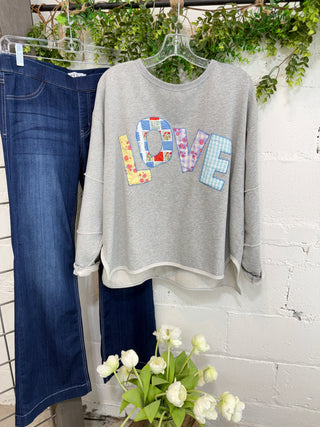 Love Language Grey by Easel Shirts & Tops Easel