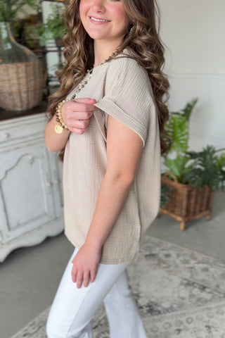 Cozy Days Top Ash Mocha Shirts & Tops Zenana