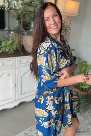 Briar Patch Dress Navy by Umgee Dresses Umgee