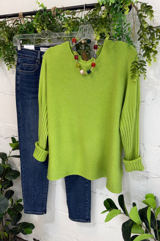 Outer Banks Sweater Lime Sole Luna