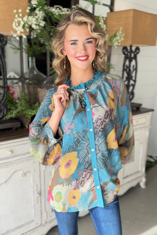 Colleen Teal by Jodifl Shirts & Tops Jodifl