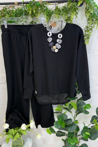 Coziness Top Black by Umgee