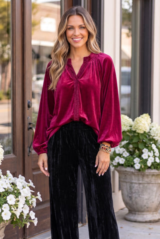 Maggie Top Raspberry by Umgee