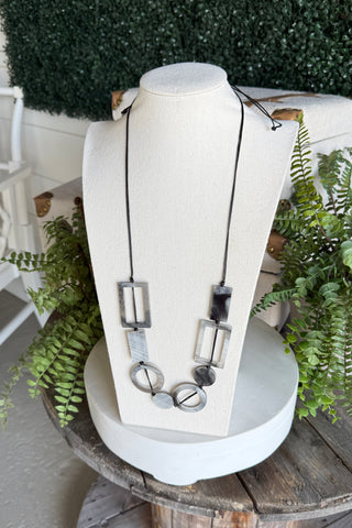 Dimensions Necklace Grey