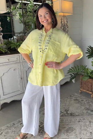 In The Details Top Yellow Shirts & Tops Prospero