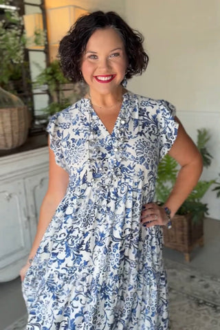 Willodean Long Dress Chambray