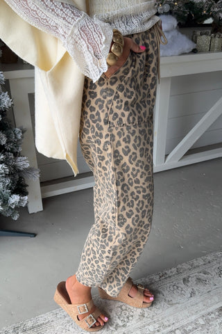 Fervor Pants Leopard RESTOCK Soon Pants Blu Pepper