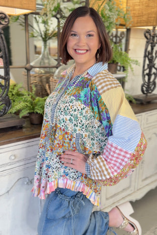Lucky Girl Top Multi