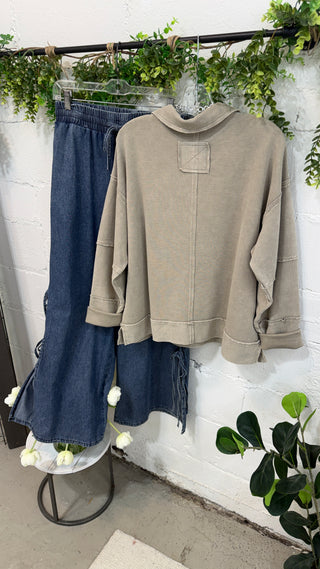Charleston Top Lt Mocha by Easel