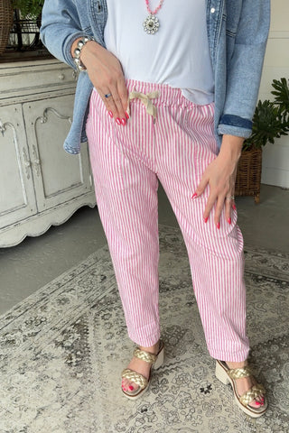 Beach Walk Pants Pink Pants Miss Carla