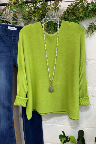 Outer Banks Sweater Lime Sole Luna