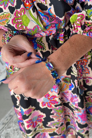 Sundance Bracelet Gold/Blue Mix Bracelets Accessories To Go