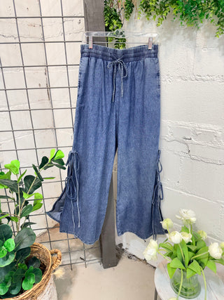 Side Shuffle Pants Denim Pants Sage & Fig