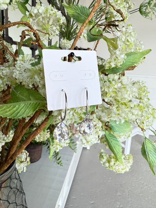 Natural Drop Earrings Silver Earrings BFF