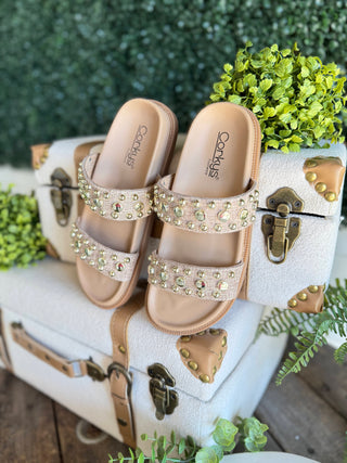 Have a Seat Sandals Tan by Corkys Sandal Corky's Footwear