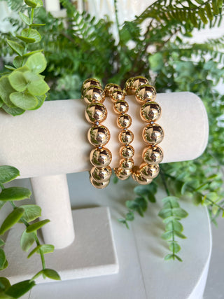 Stylin Bracelets Shiny Gold Bracelets SM Style