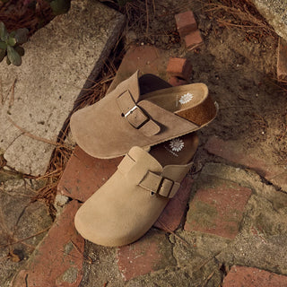 Maire Clogs Dk Taupe by Yellow Box