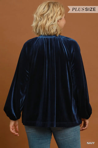 Maggie Top Navy by Umgee