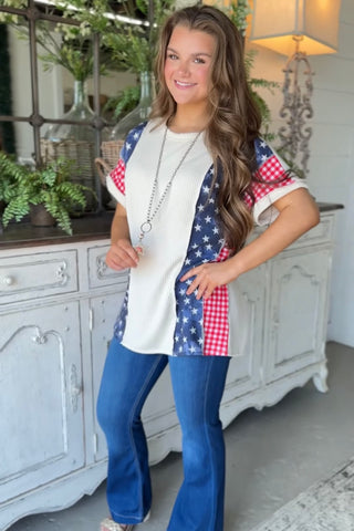 Firecracker Top Cream Shirts & Tops Heimish USA