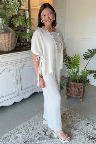 Lily Beth Top Natural Shirts & Tops Allie Rose