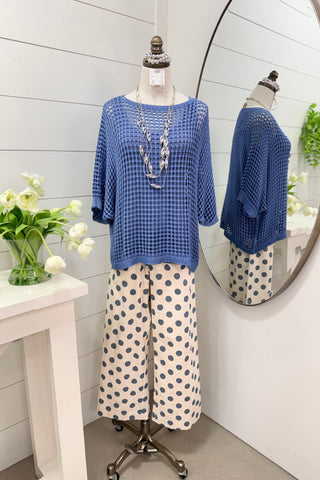 Easy Days Blue sweater Carolina