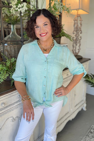 Just Show Off Mint Shirts & Tops Sole Luna