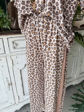 Obsessed Pant Set Animal Print Top & Pant Set Lovely Melody