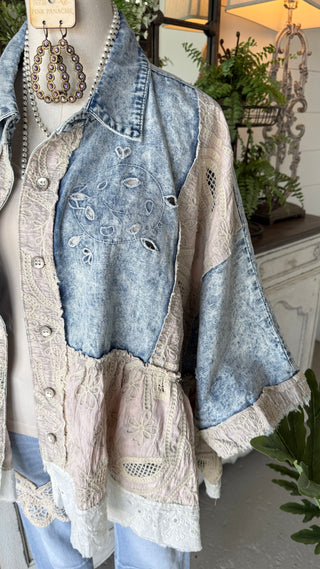 Jimmi Top Denim by POL Clothing