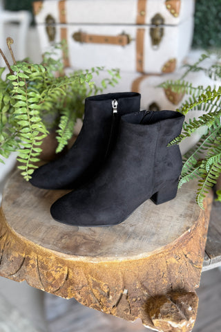 On The Down Low Booties Black by Corky’s