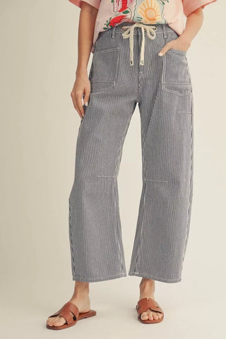 Ellie May Jeans Denim Stripe by Jodifl