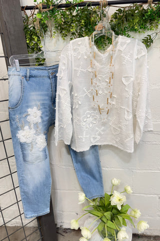 Fancy Pants Lt Denim Jeans Blublu