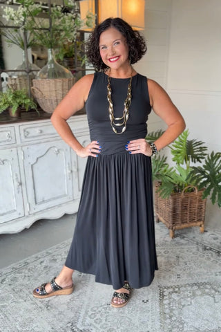 Frances Maxi Dress Brown