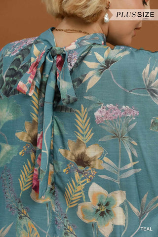 Ricki Top Teal by Umgee Shirts & Tops Umgee
