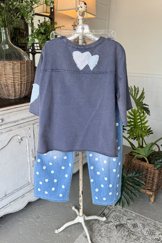 Love Me Do Top Denim Shirts & Tops Sage & Fig