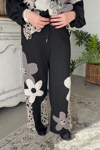 Daisy Duo Pants Black/Grey Pants Davi & Dani