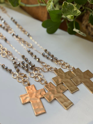 Real Love Necklace Taupe Necklaces SM Style