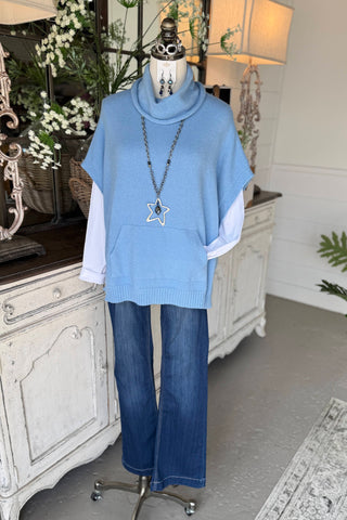 Sassy Lass Sweater Baby Blue