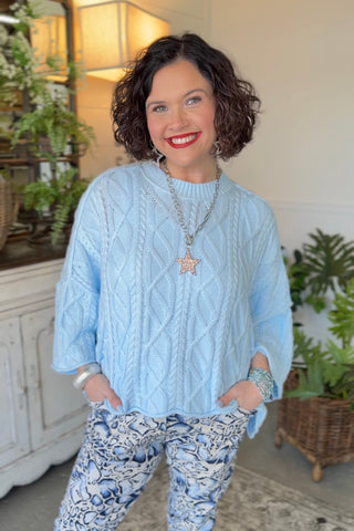 Ida Rose Sweater Sky Sweater Tres Bien