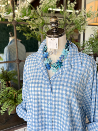 Loraine Top Lt Blue Shirts & Tops YOLLY