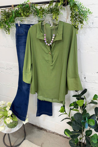 Buffy Top Green