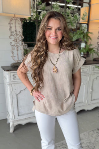 Cozy Days Top Ash Mocha Shirts & Tops Zenana