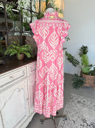 Maria Midi Dress Peony by Umgee