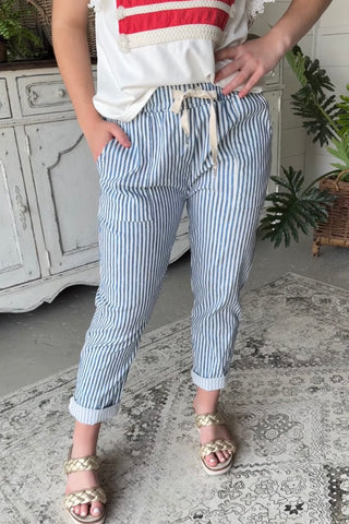 Beach Walk Pants Blue Pants OLAA