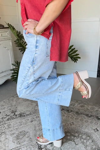 Monique Jeans Lt Denim Jeans Anniewear