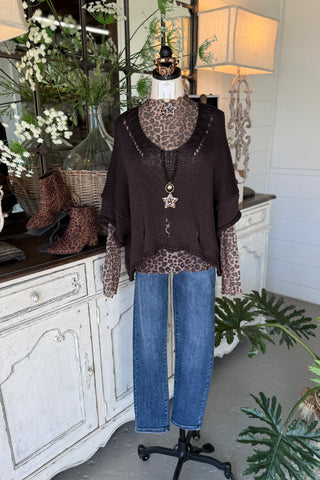 Knockout Sweater Brown Sweater Toscana 51